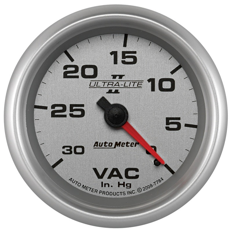 AutoMeter Gauge Vacuum 2-5/8in. 30Inhg Mechanical Ultra-Lite II - Burkken Auto Parts