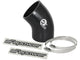 aFe Magnum FORCE CAI Univ. Silicone Coupling Kit (3in. ID / 6in. L / 45-Deg.) Elbow Coupler - Black - Burkken Auto Parts