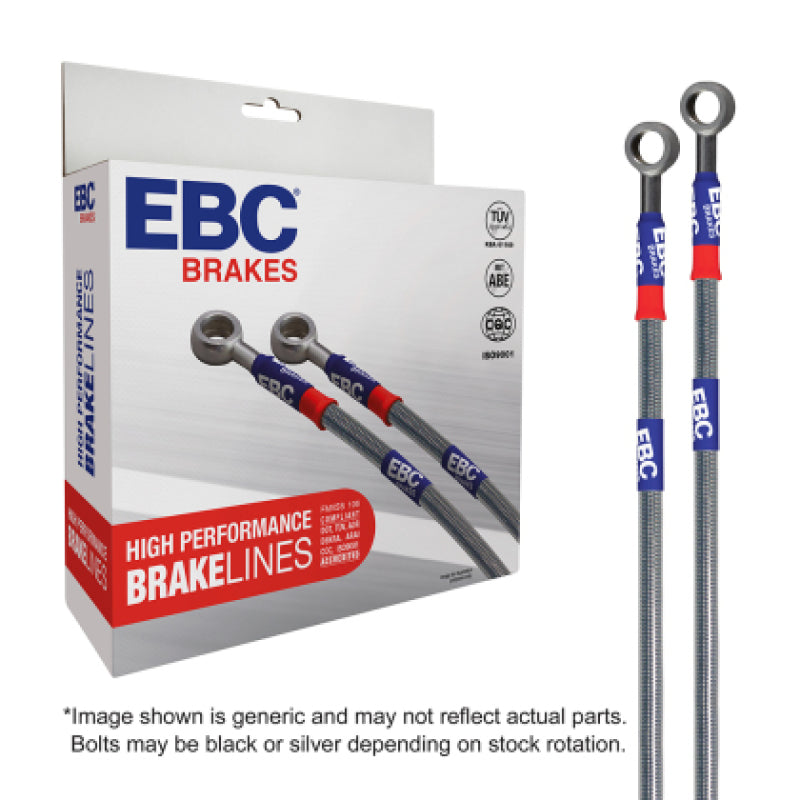 EBC 12-14 Volkswagen Golf R Mk6 2.0T Stainless Steel Brake Line Kit - Burkken Auto Parts