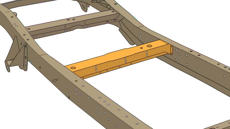 Rust Buster 73-87 Chevy C/K20 Rear Cab Mount Crossmember