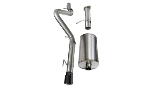 Corsa 2006-2008 Chevrolet Trailblazer SS 6.0L V8 Black Sport Cat-Back Exhaust - Burkken Auto Parts