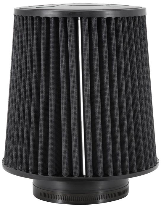K&N Universal Rubber Filter-Round Tapered 4.5in Flange ID x 8in Base OD x 6.625in Top OD x 8in H - Burkken Auto Parts