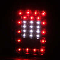 ANZO 2007-2015 Jeep Wrangler LED Taillights Smoke - Burkken Auto Parts