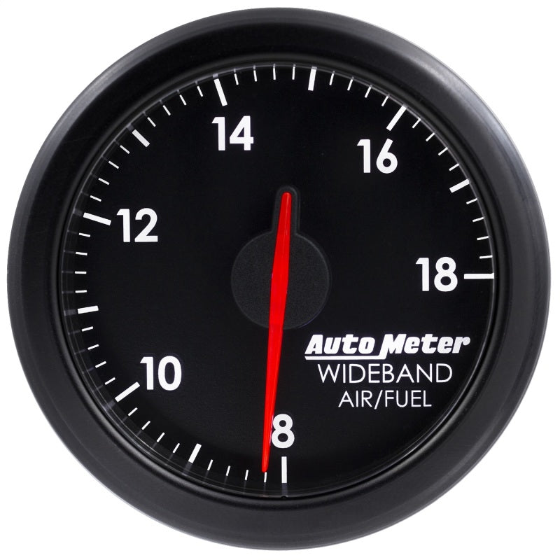 Autometer Airdrive 2-1/6in Wideband Air / Fuel Gauge 10:1-17:1 ARF Range - Black - Burkken Auto Parts