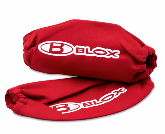 BLOX Racing Neoprene Coilover Covers - Red (Pair) - Burkken Auto Parts