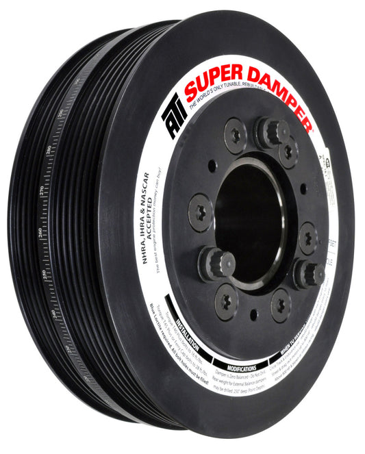 ATI Damper - 7.48in - Alum - 6/4 Grv - 2016+ Chevy Camaro LT1/LT4 Wet Sump - (Excl SC Pulley) - Burkken Auto Parts
