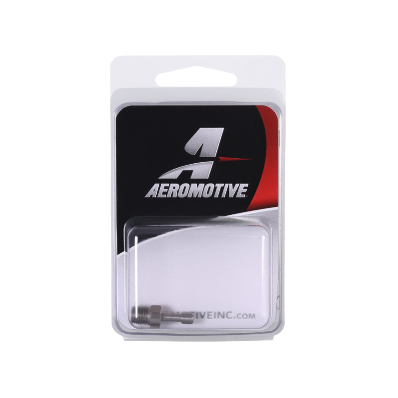 Aeromotive 1/16in NPT to 5/32in Hose Barb SS Vacuum/Boost Fitting - Burkken Auto Parts