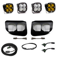 Baja Designs 2020+ Ford Super Duty Fog Lights FPK Amber SAE/Pro DC Baja Designs w/Upfitter - Burkken Auto Parts