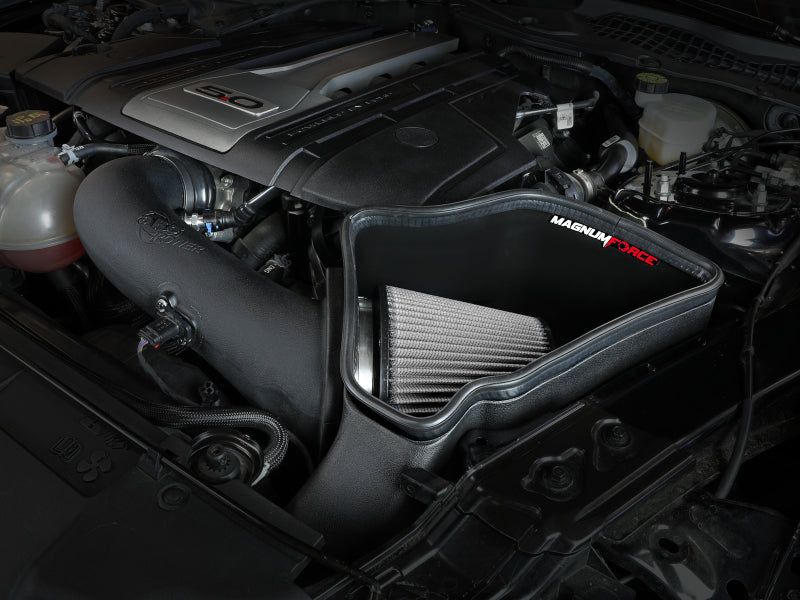 AFe Magnum FORCE Stage-2 Cold Air Intake System w/Pro Dry S Media 18-19 Ford Mustang GT - Burkken Auto Parts