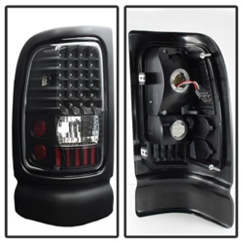 xTune Dodge Ram 1500 94-01 / Ram 2500/3500 94-02 LED Tail Lights Black ALT-ON-DRAM94-LED-BK - Burkken Auto Parts