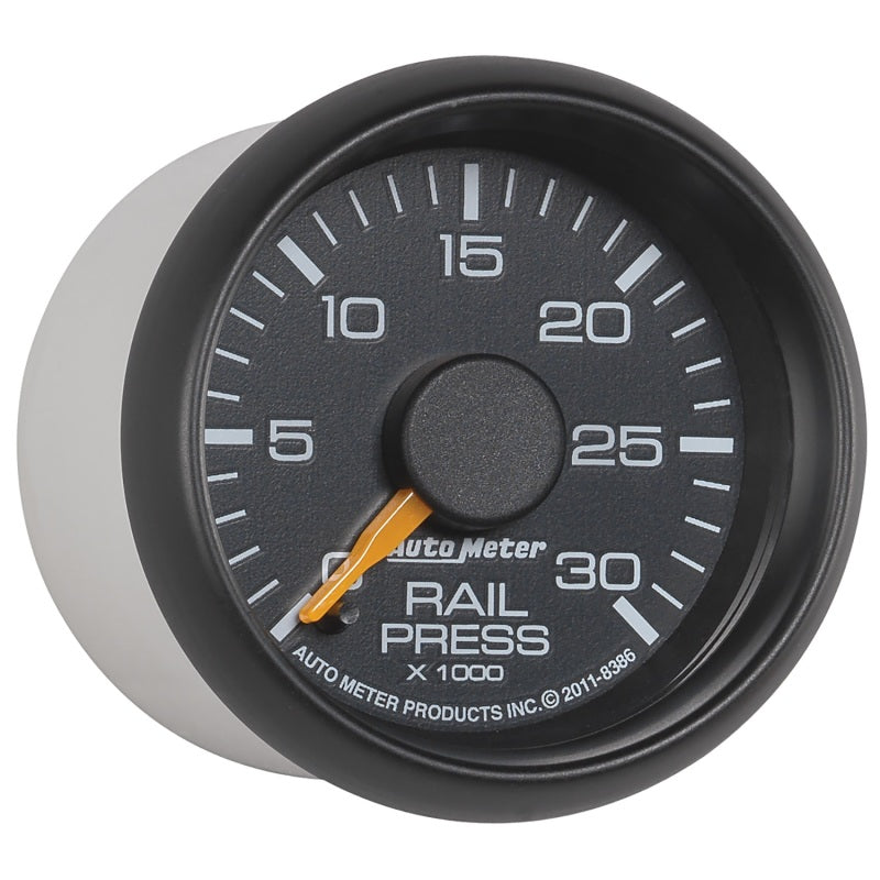 Autometer Factory Match 52.4mm Digital Stepper Motor 0-30,000 PSI Diesel Fuel Rail Pressure Gauge - Burkken Auto Parts