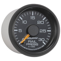 Autometer Factory Match 52.4mm Digital Stepper Motor 0-30,000 PSI Diesel Fuel Rail Pressure Gauge - Burkken Auto Parts