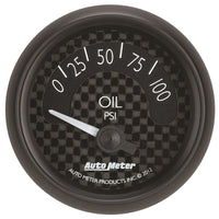 Autometer GT Series 52mm Short Sweep Electronic 0-100 psi Oil Pressure - Burkken Auto Parts