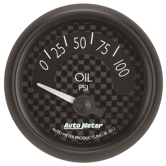 Autometer GT Series 52mm Short Sweep Electronic 0-100 psi Oil Pressure - Burkken Auto Parts