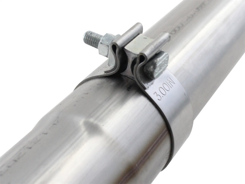 aFe MACHForce XP SS Exhaust 3in Cat-Back w/4.5in Black Tip 11-14 Ford F150 Ecoboost V6 3.5Ltt - Burkken Auto Parts