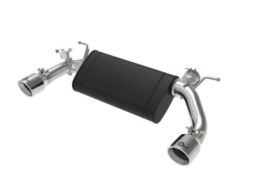 aFe MACHForce XP 3in to 2.5in 304 SS Axle-Back Exhaust w/ Polished Tips 14-16 BMW M235i - Burkken Auto Parts