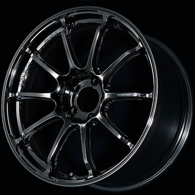Advan RSIII 19x8.5 / +45 Offset / 5x108 / 63.34mm Bore / Black Chrome - Burkken Auto Parts