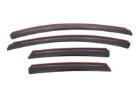 AVS 12-18 Ford Focus Ventvisor In-Channel Front & Rear Window Deflectors 4pc - Smoke - Burkken Auto Parts