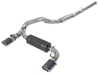 aFe Takeda 3in 304 SS Cat-Back Exhaust System w/ Carbon Fiber Tips 16-18 Ford Focus RS I4-2.3L (t) - Burkken Auto Parts