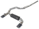 aFe Takeda 3in 304 SS Cat-Back Exhaust System w/ Carbon Fiber Tips 16-18 Ford Focus RS I4-2.3L (t) - Burkken Auto Parts