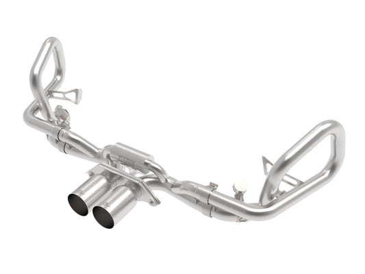 afe 14-16 Porsche 911 GT3 991.1 H6 3.8L MACH Force-Xp 304 SS Cat-Back Exhaust System w/ Brushed Tips - Burkken Auto Parts