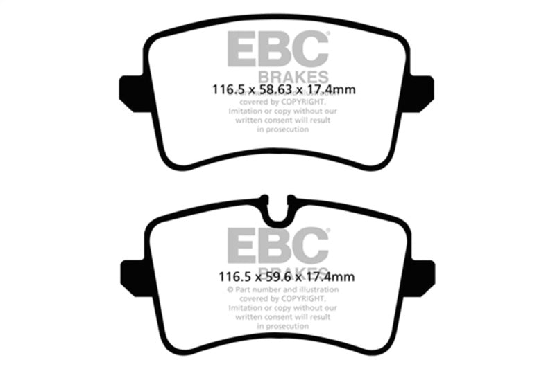 EBC 11 Audi A6 2.0 Turbo Greenstuff Rear Brake Pads - Burkken Auto Parts