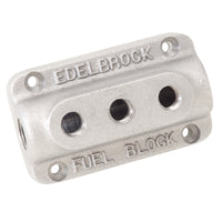 Edelbrock Fuel Block Triple As Cast - Burkken Auto Parts