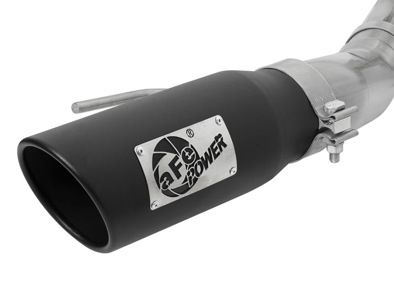 aFe MACH Force-Xp 3in to 3-1/2in 304 SS Cat-Back Exhaust w/Black Tip 17-18 Ford F-150 Raptor V6 3.5L - Burkken Auto Parts