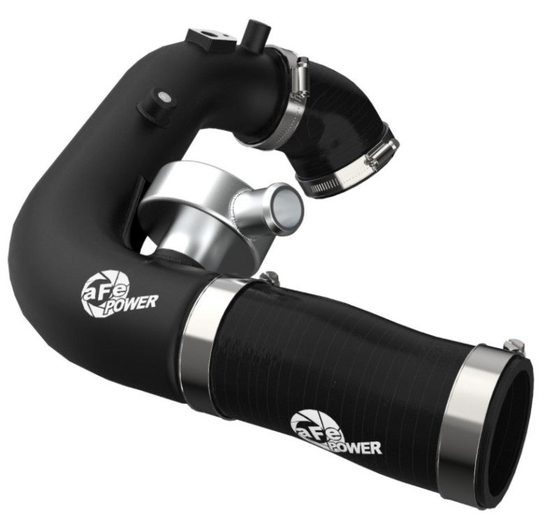 aFe BladeRunner 2 1/2in Intercooler Hot Side Charge Pipe 18-21 Jeep Wrangler JL L4-2.0L (t) - Black - Burkken Auto Parts