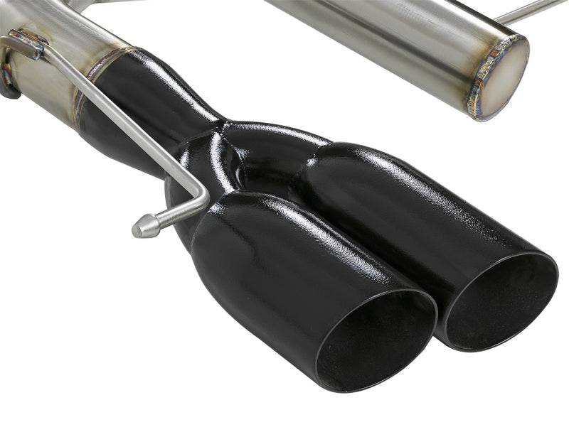 aFe MACHForce XP 08-13 BMW 135i L6-2.0L N54/N55 3in. 304 SS Axle-Back Exhaust w/Black Tips - Burkken Auto Parts