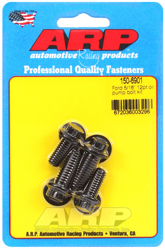 ARP Ford 5/16in 12pt Oil Pump Bolt Kit - Burkken Auto Parts