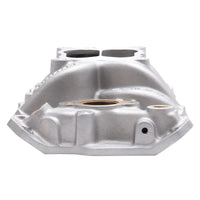 Edelbrock Manifold SBC 23-Degree Marine RPM 1987-1995 w/ Brass - Burkken Auto Parts