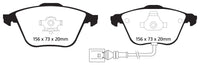 EBC 08-11 Volkswagen CC 3.6 Redstuff Front Brake Pads - Burkken Auto Parts