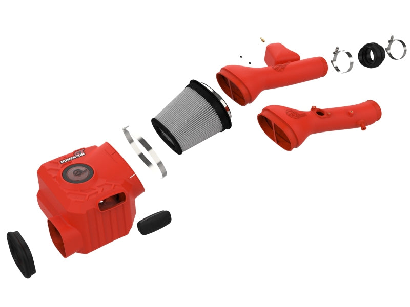 Momentum GT Red Edition Cold Air Intake System w/ Pro DRY S Filter Toyota FJ Cruiser 07-23 V6-4.0L - Burkken Auto Parts