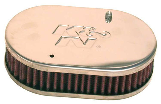 K&N Bolt-On Oval Unit 2in Flg 2in H - Burkken Auto Parts