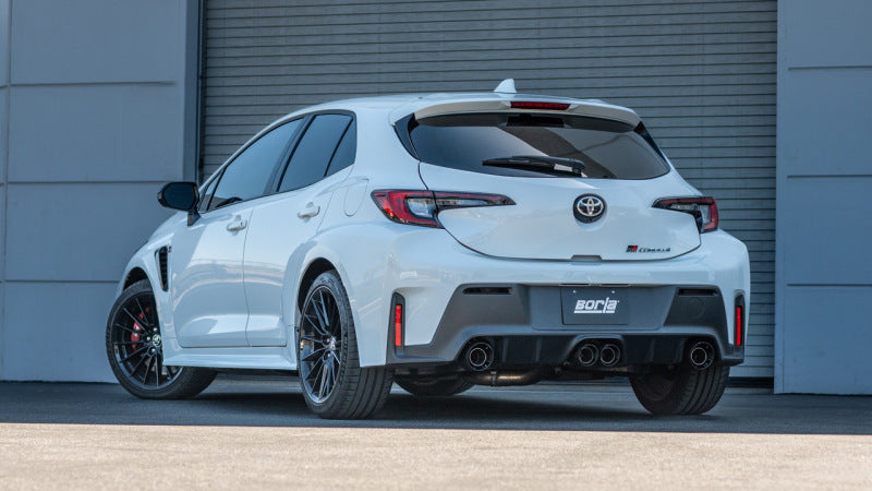 Borla 23-24 Toyota GR Corolla ATAK Cat Back System - Carbon Fiber & Black Anodized - Burkken Auto Parts