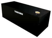 Tradesman Steel Full Size Rectangular Liquid Storage Tank - Black - Burkken Auto Parts