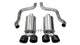 Corsa 2005-2007 Chevrolet Corvette C6 6.0L V8 Black Xtreme Axle-Back Exhaust - Burkken Auto Parts