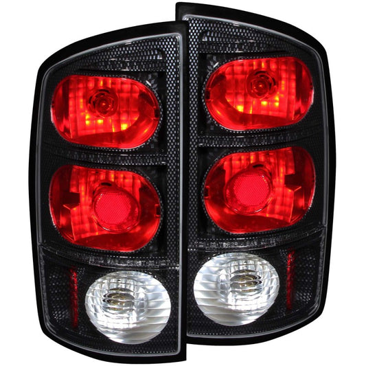 ANZO 2002-2005 Dodge Ram 1500 Taillights Carbon - Burkken Auto Parts