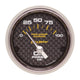 Autometer Marine Carbon Fiber 2-1/16in 100PSI Electric Oil Pressure Gauge - Burkken Auto Parts
