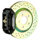 Brembo 92-98 318i/325i (Excl. xDrive) Front GT BBK 4 Piston Cast 2pc 320x28 1pc Rotor Drilled-Black - Burkken Auto Parts