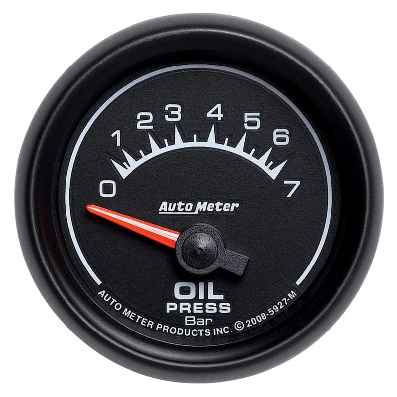 Autometer ES 52.4mm 0-7 Bar Oil Pressure SSE Gauge - Burkken Auto Parts