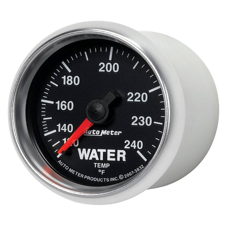Autometer GS 52mm 120-240 Deg F Mechanical Water Temperature Gauge - Burkken Auto Parts