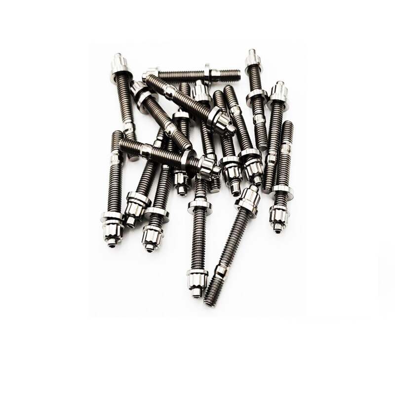 BLOX Racing Xtreme Titanium Studs M8x1.25x65mm 8 Piece Set - Burkken Auto Parts