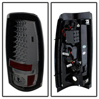 Spyder Chevy Silverado 1500 03-06 (Does Not Fit Stepside)LED Tail Lights Smke ALT-YD-CS03-LED-SM - Burkken Auto Parts