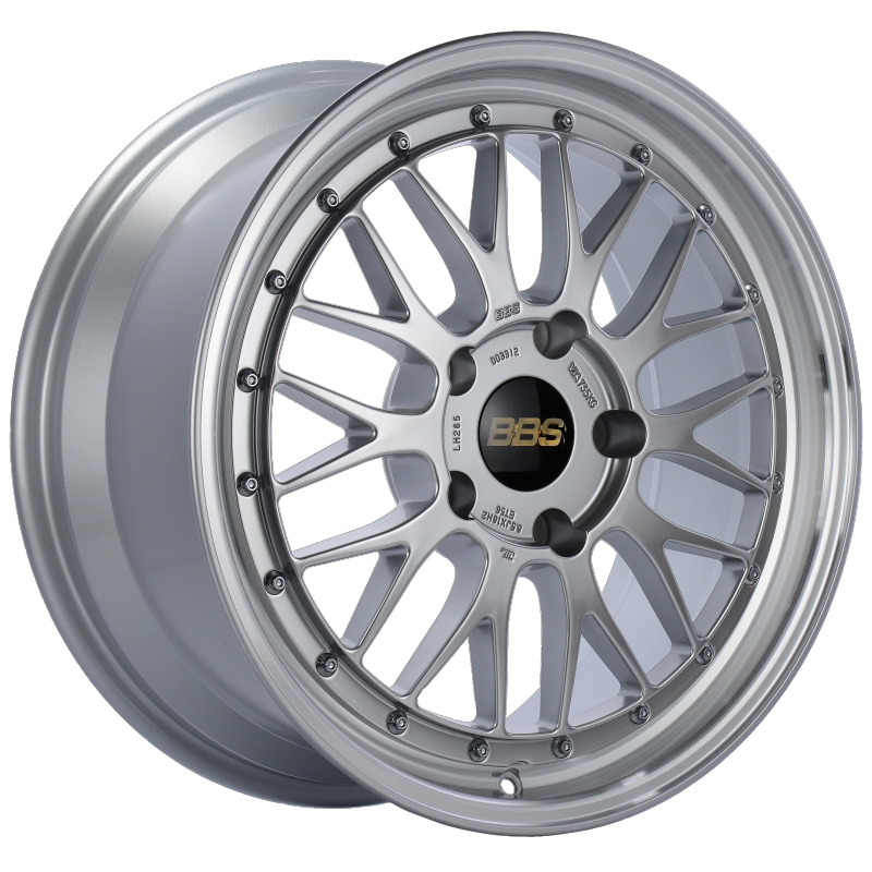 BBS LM 18x8.5 5x130 ET56 CB71.6 Diamond Silver Center Diamond Cut Lip Wheel - Burkken Auto Parts
