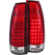 ANZO 1999-2000 Cadillac Escalade LED Taillights Red Clear G2 - Burkken Auto Parts
