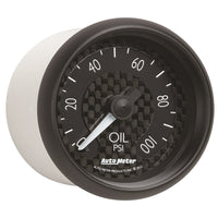 Autometer GT Series 52mm Mechanical 0-100 psi Oil Pressure Gauge - Burkken Auto Parts