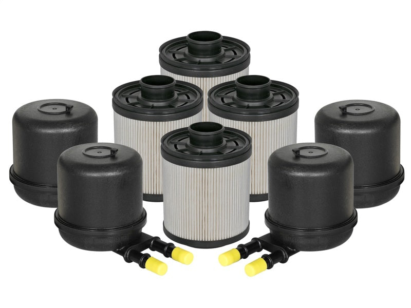 aFe Pro GUARD D2 Fuel Filter 11-17 Ford Diesel Trucks V8 6.7L (td) (4 Pack) - Burkken Auto Parts