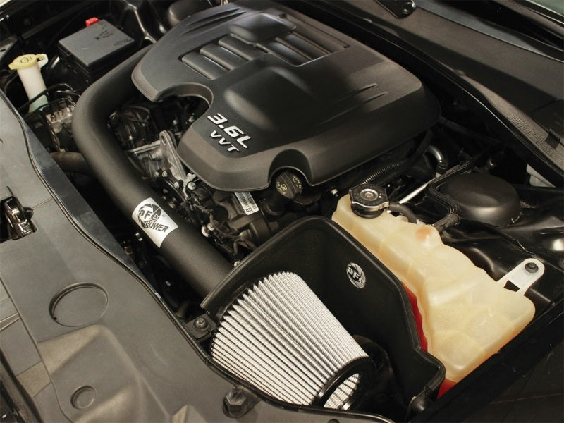 aFe MagnumFORCE Intakes Stage-2 Pro DRY S 11-13 Dodge Challenger/Charger/Chrysler 300 V6 3.6L (blk) - Burkken Auto Parts
